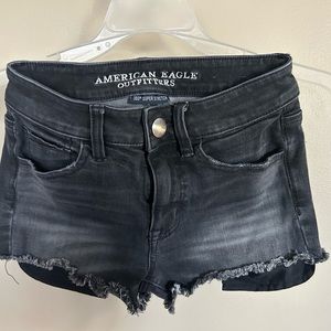American Eagle 360* Super Stretch black shorts
